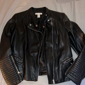 H&M leather jacket
